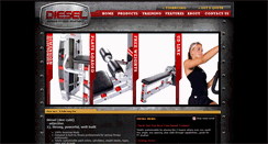 Desktop Screenshot of dieselfitnessequipment.com